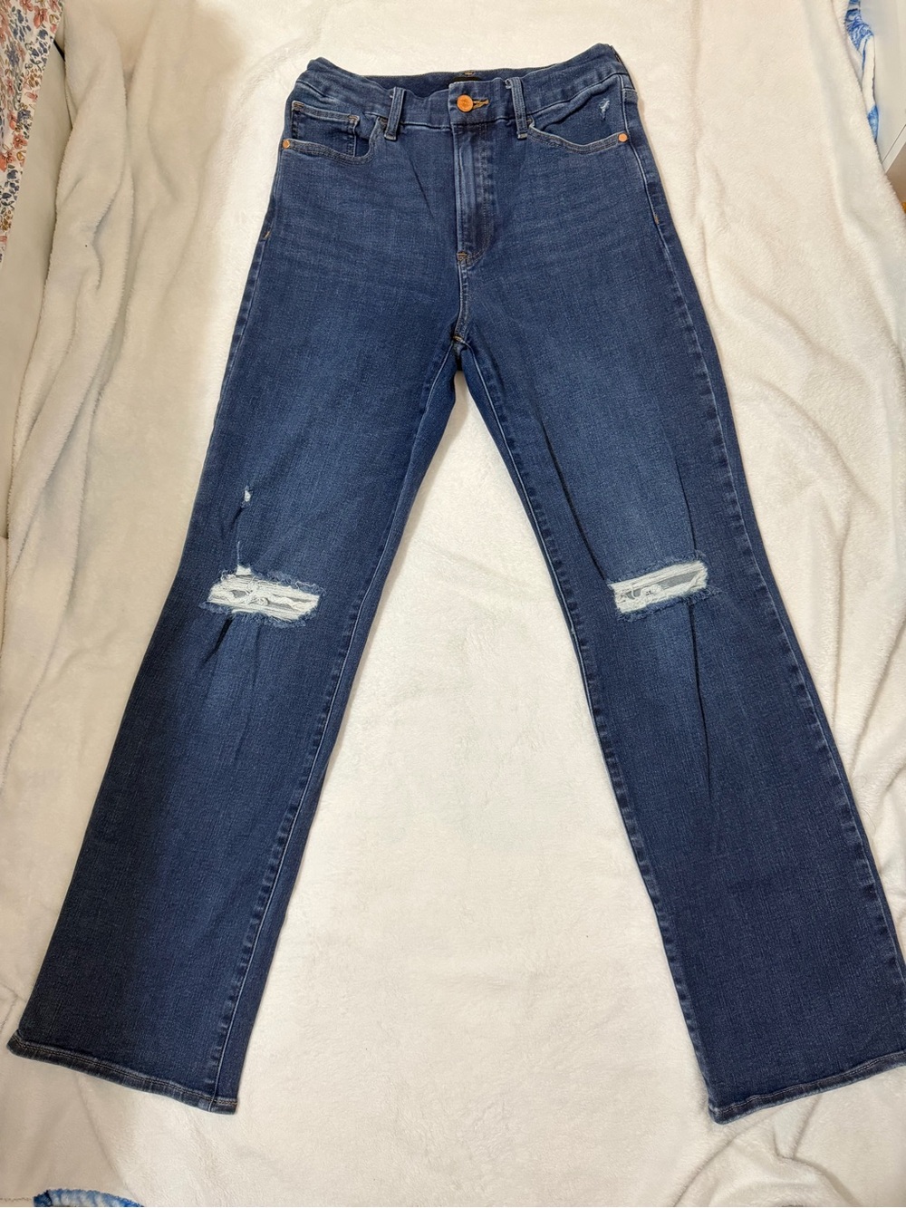 Express Modern Straight jeans Super High Rise Medium (6/8/10)